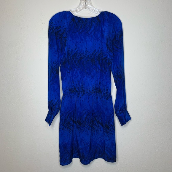 Rory Becca Silk Blue Cocktail Dress - Picture 4 of 8